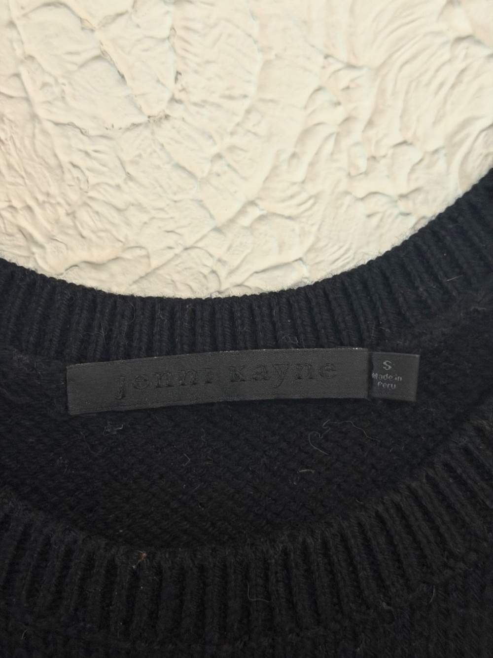 Jenni Kayne Black Cotton Knit Tank Top Women’s Size Small - Picture 2 of 3